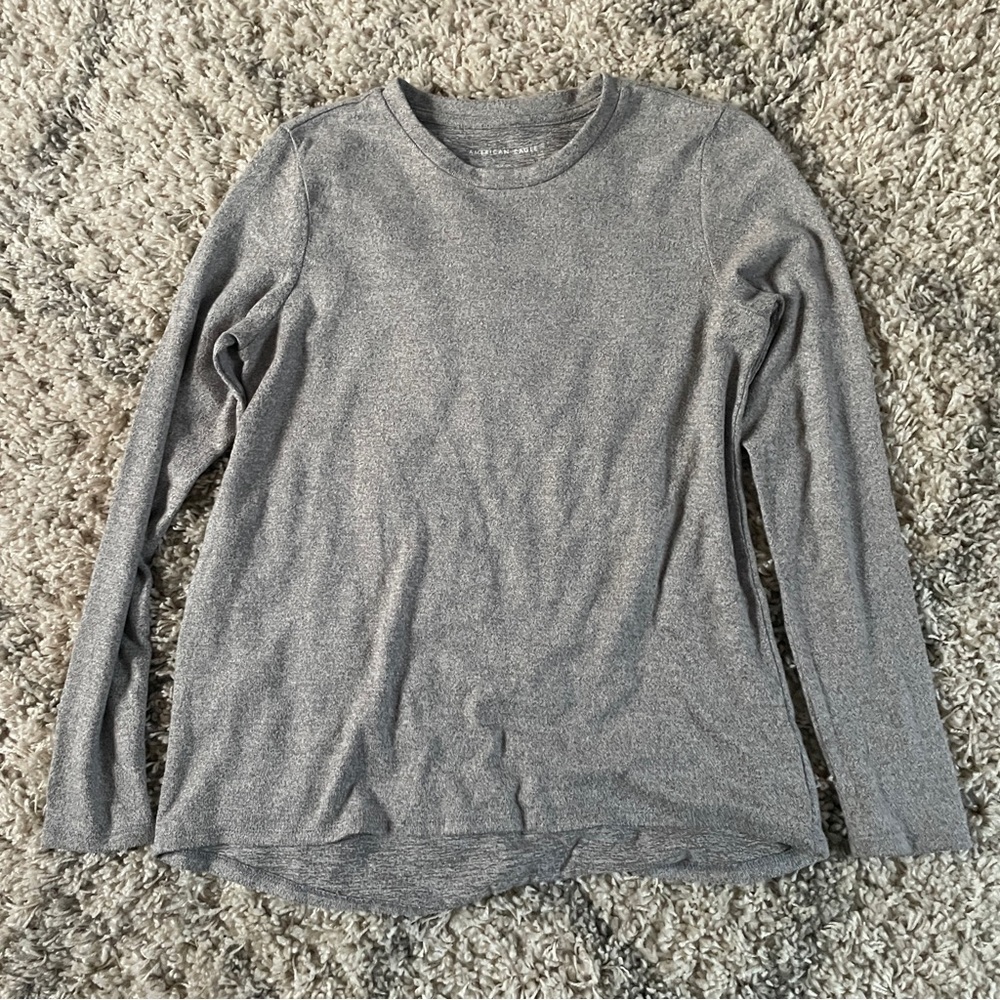 American‎ Eagle Outfitters Heather Gray Crewneck Sweatshirt